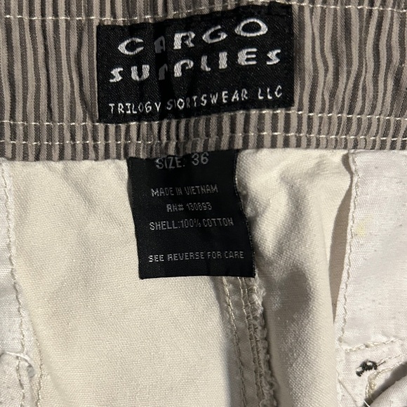 Men's Cargo Supplies khaki Shorts size 36 - Picture 3 of 3